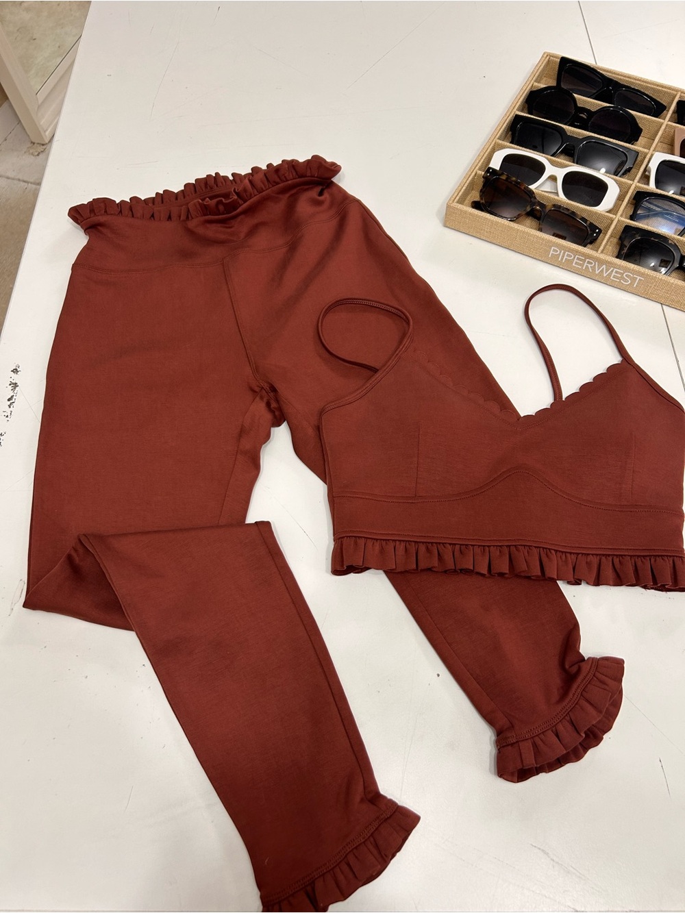 Priv - Matching Set Legging Bralette New Small